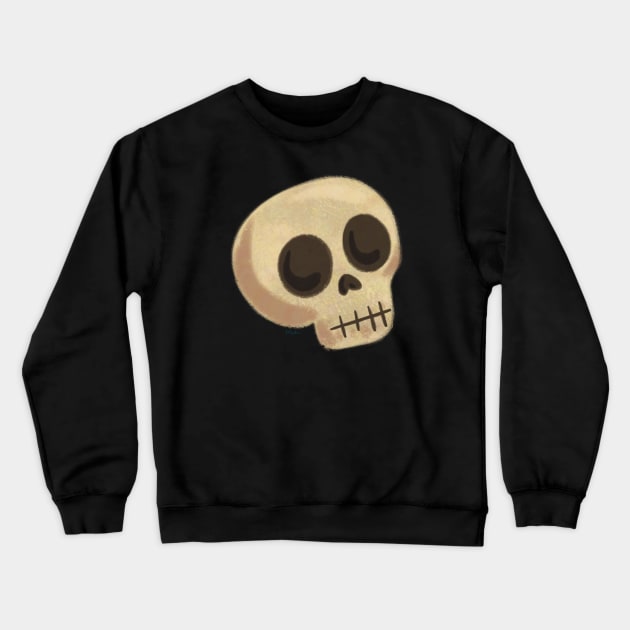 Just a skull Crewneck Sweatshirt by Meg Schmeg Art